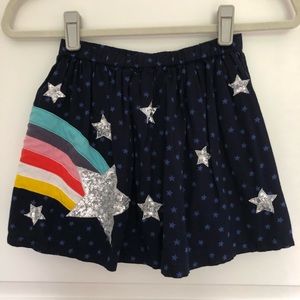 Mini Boden Space Shooting Star Sequin Skirt